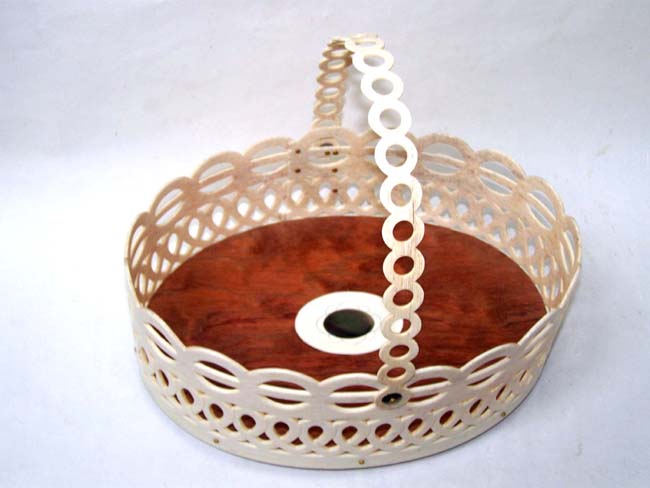 An Exquisite Handcrafted Whalebone 'WHALERS' Basket made by Chatham Artist Ken Campbell — image 2